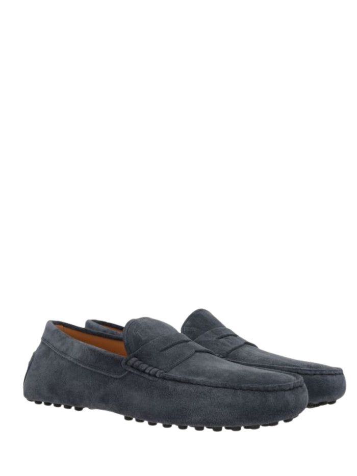 Tods Flat shoes Blue Calfskin