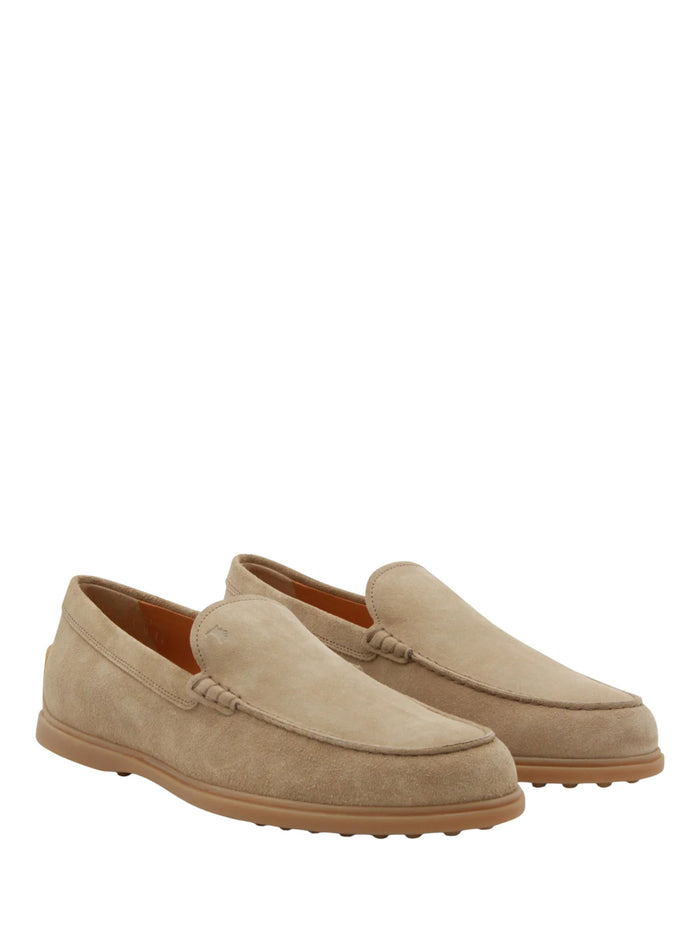Tods Flat shoes Beige Calfskin