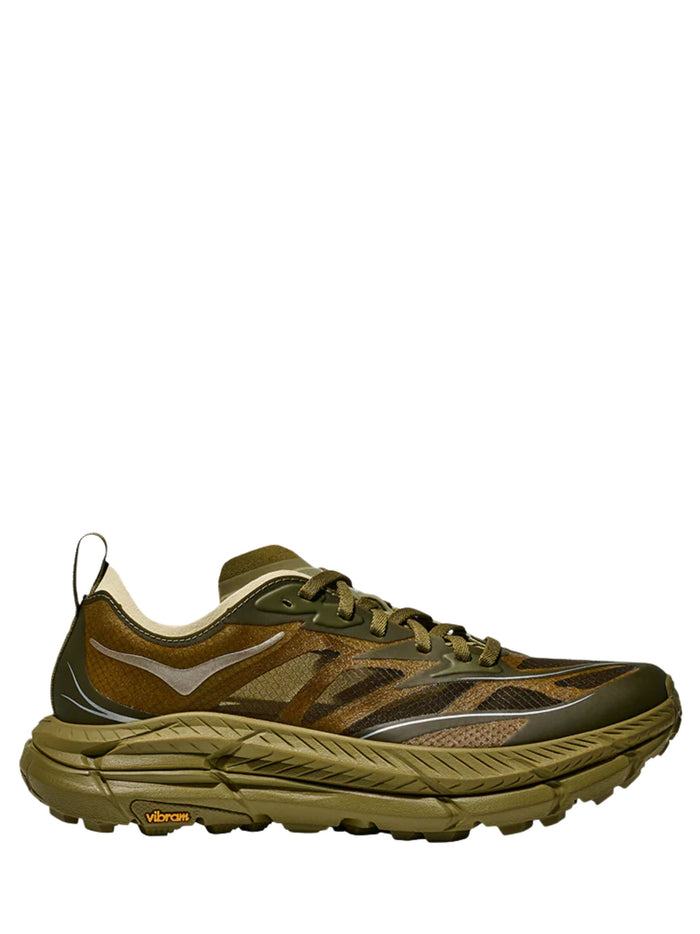 HOKA Sneakers Brown Textile Synthetic