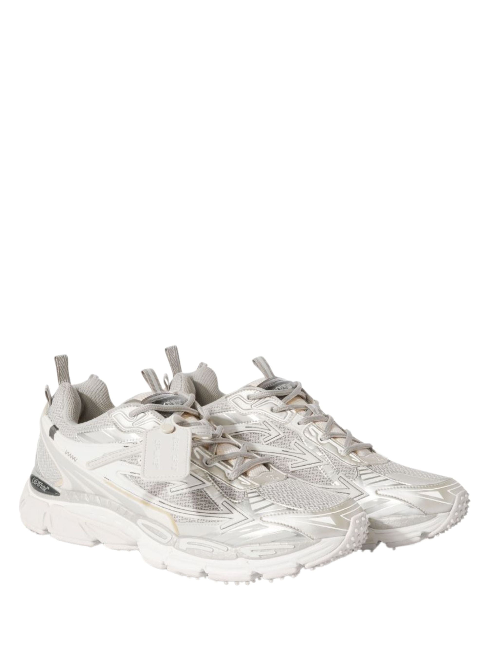 Off White Sneakers Silver