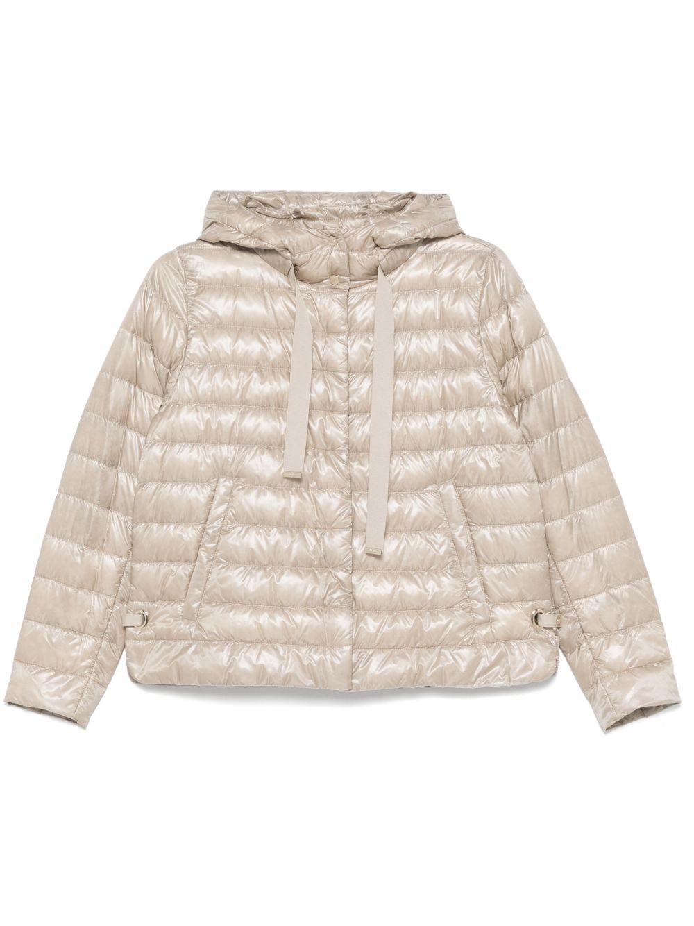 Herno Coats Beige Polyamide