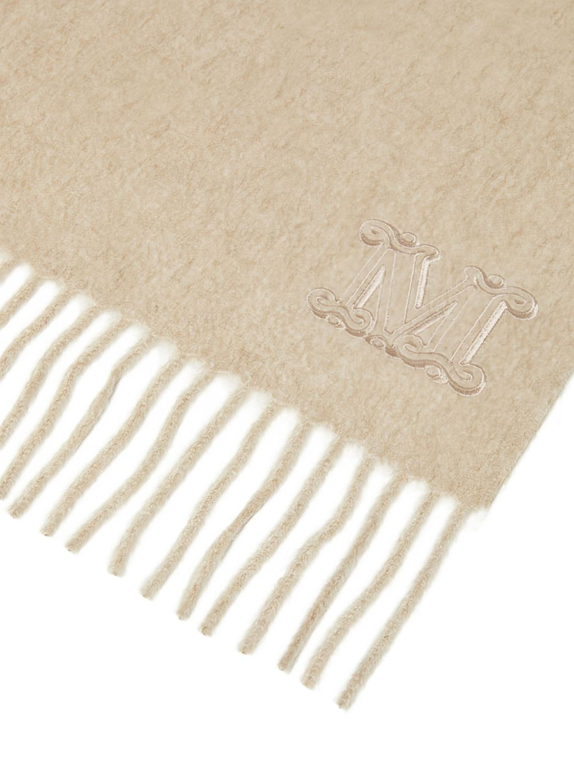 Max Mara Scarfs Beige Cashmere