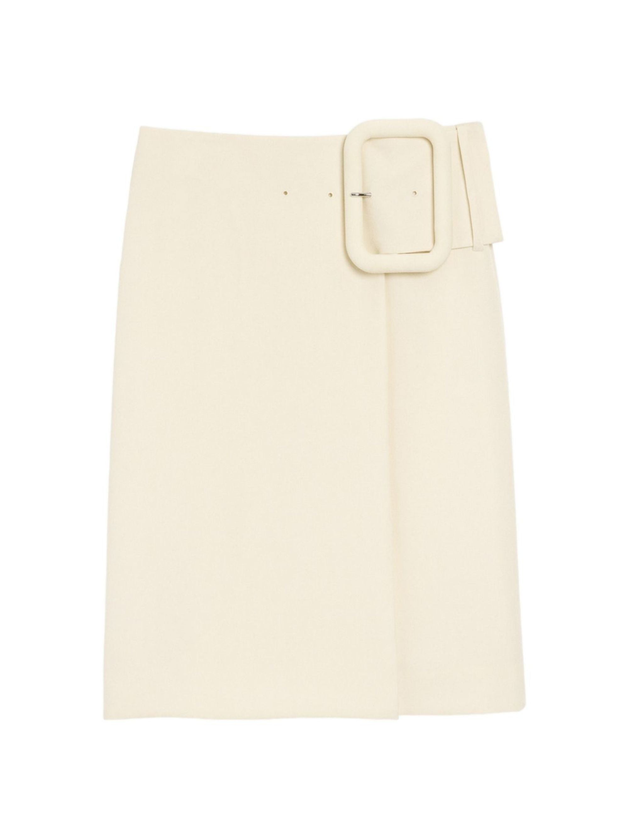 Ami Paris Skirts Beige Virgin Wool