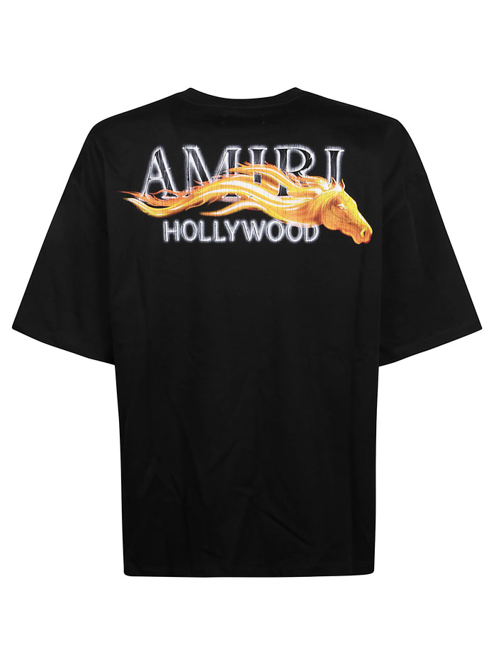 Amiri T-shirts and Polos Black