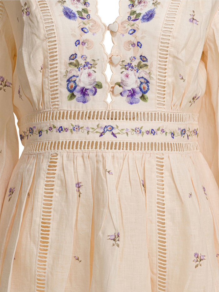 Zimmermann Dresses Beige Linen