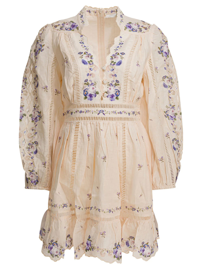 Zimmermann Dresses Beige Linen