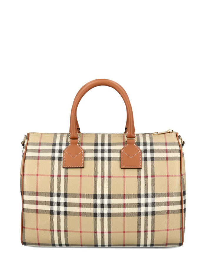 Burberry Bags Beige Cotton Polyurethane Polyester