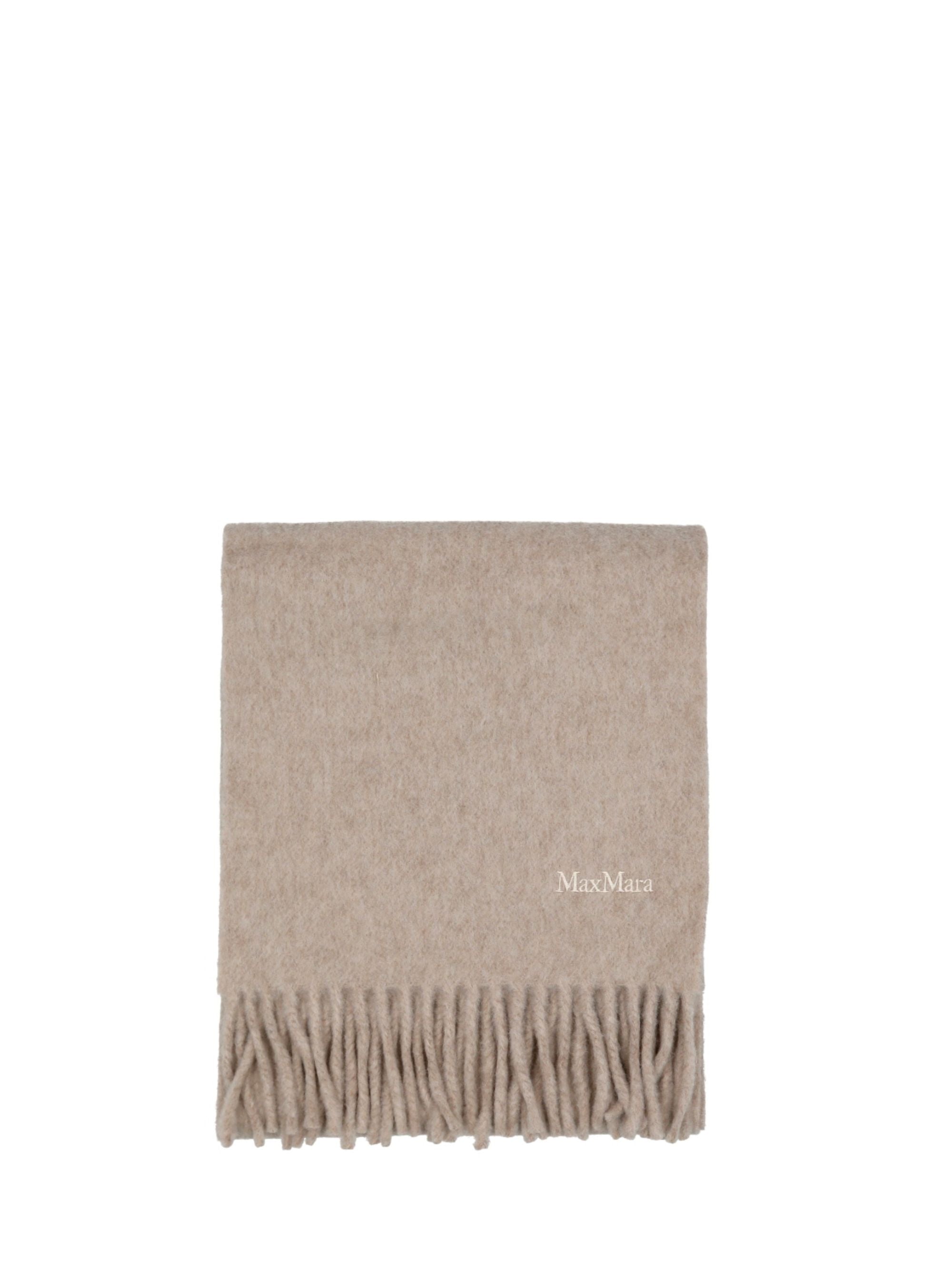 Max Mara Scarfs Beige Wool