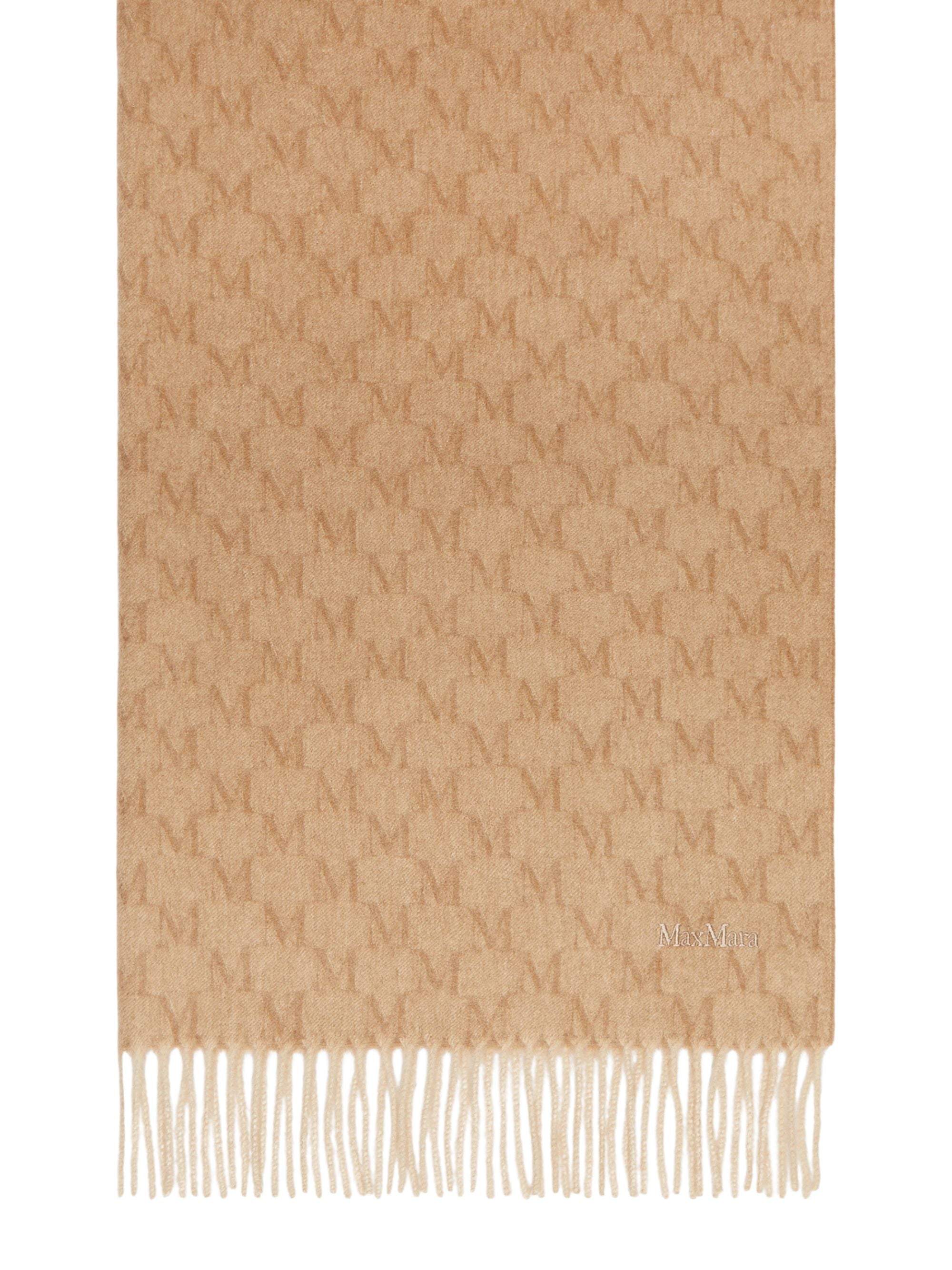 Max Mara Scarfs Camel Wool