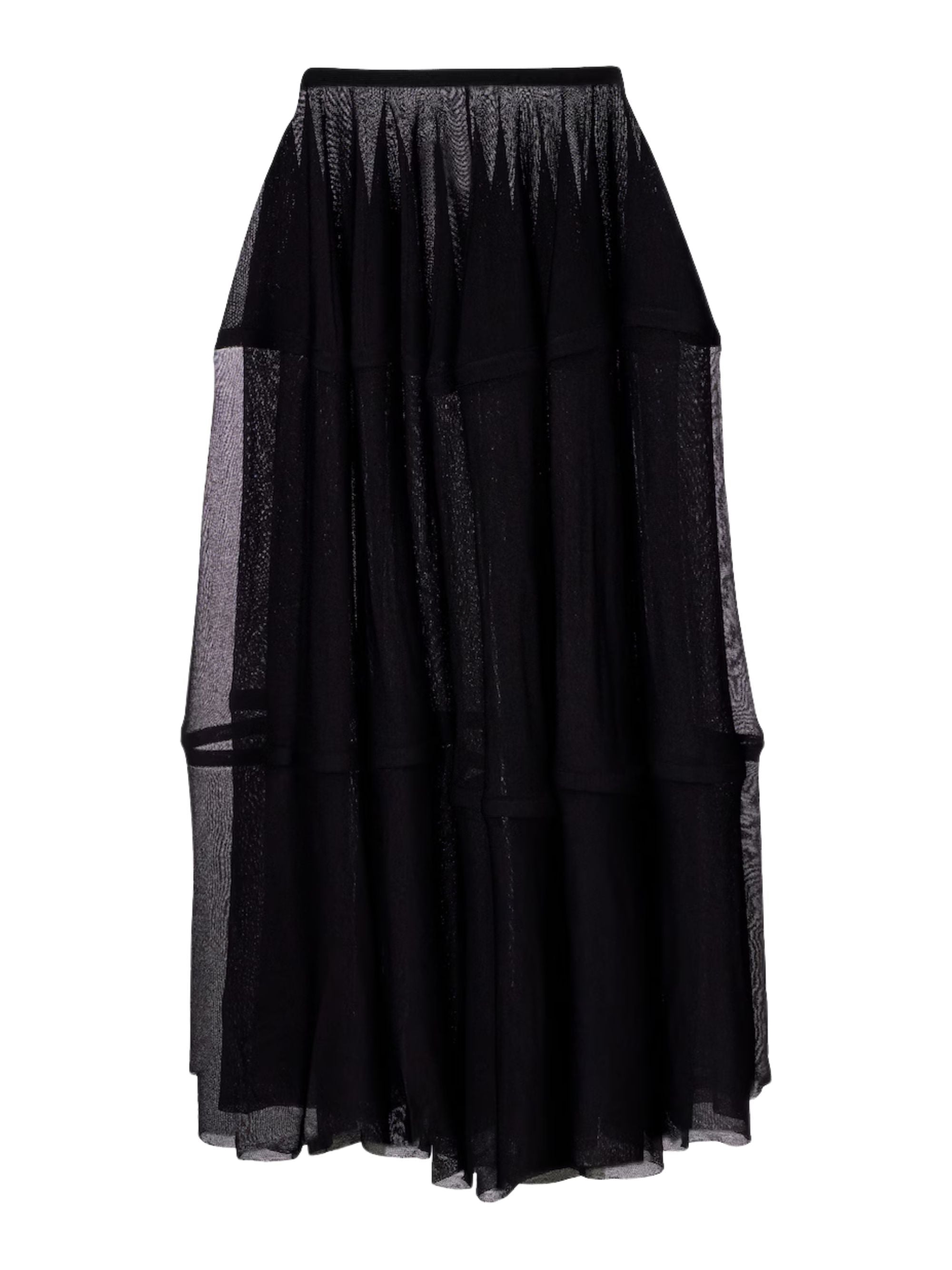 Alaia Skirts Black Viscose Polyamide