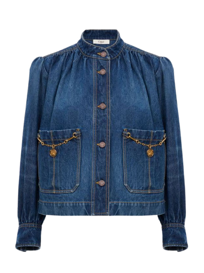 Chloè Jackets Light denim Cotton