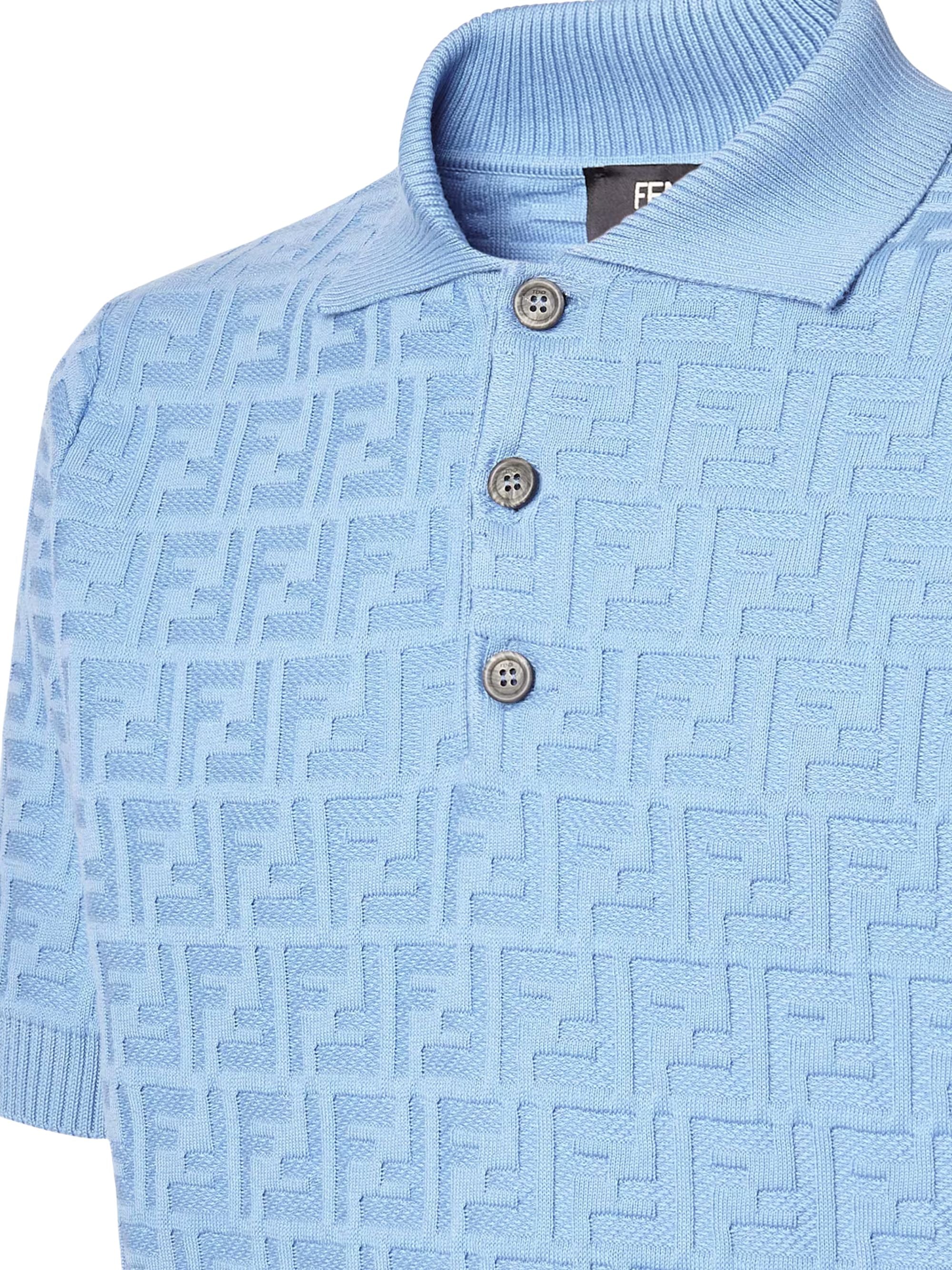 Fendi T-Shirts And Polos Multicolour Cotton