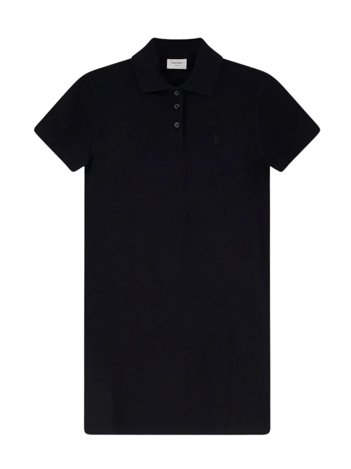 Saint Laurent Dresses Black Cotton