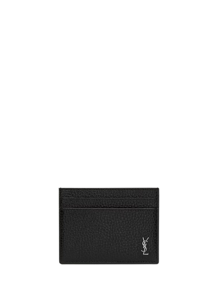 Saint Laurent Wallets Black Calf Leather