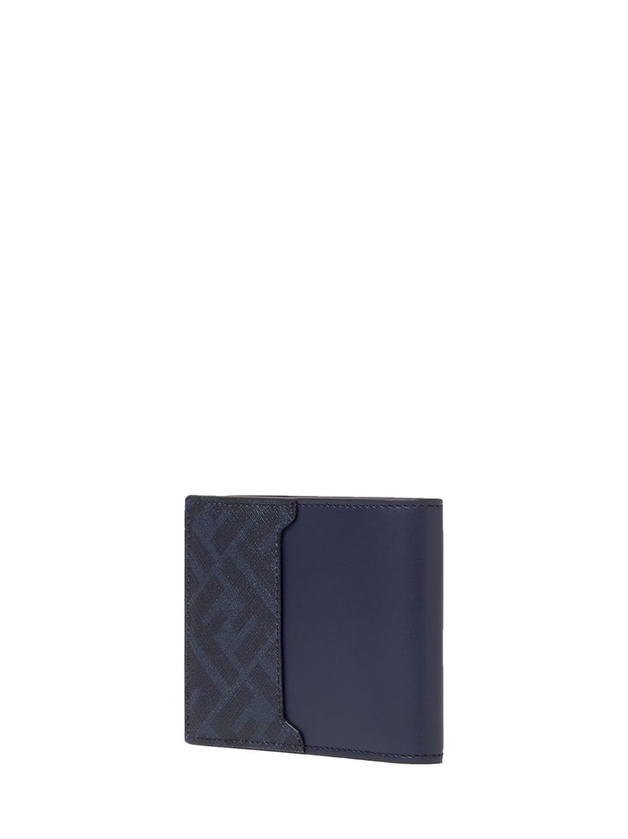 Fendi Wallets Blue Calf Leather