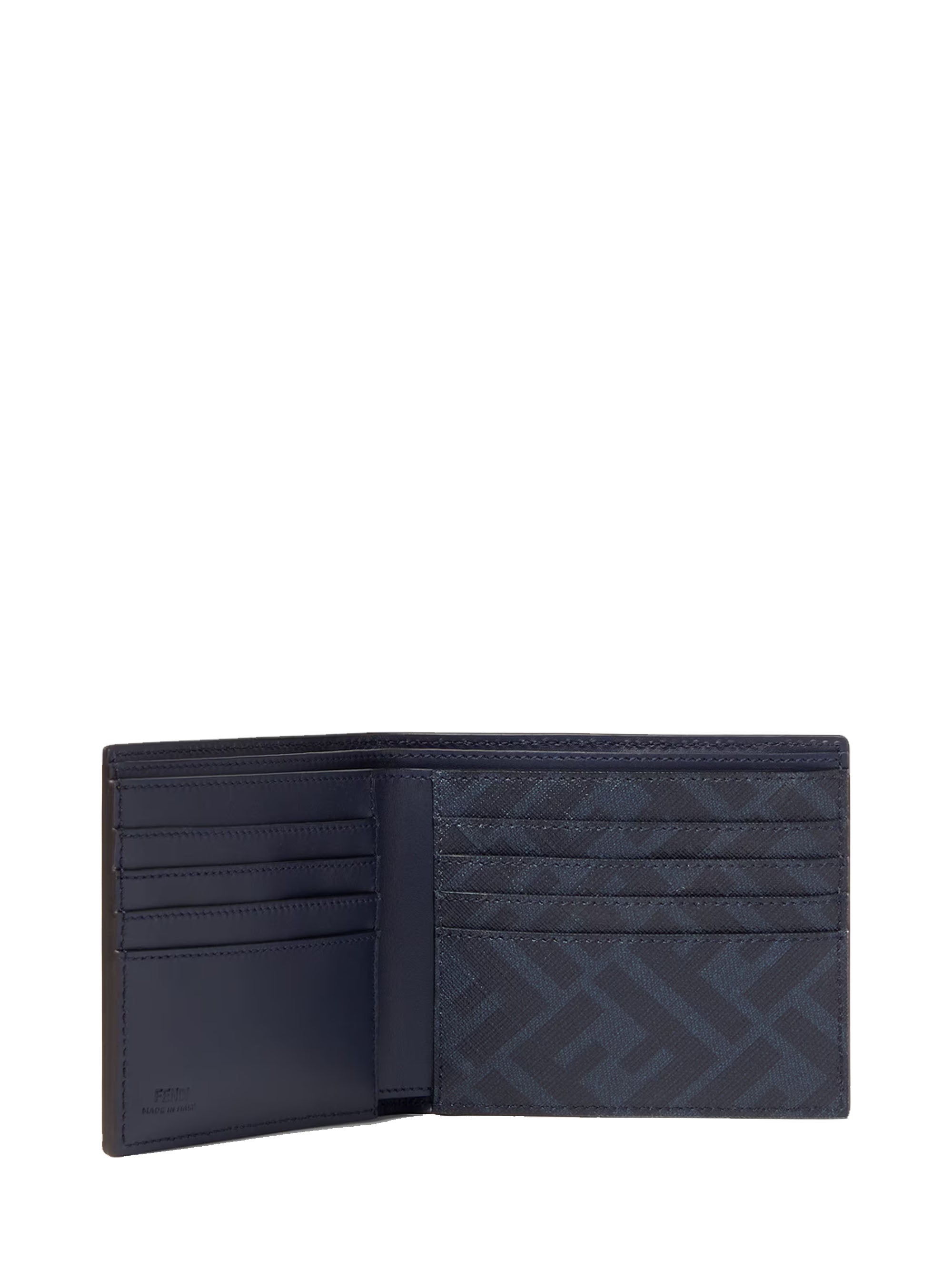 Fendi Wallets Blue Calf Leather