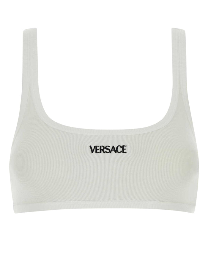 Versace Underwear White Elastane Cotton