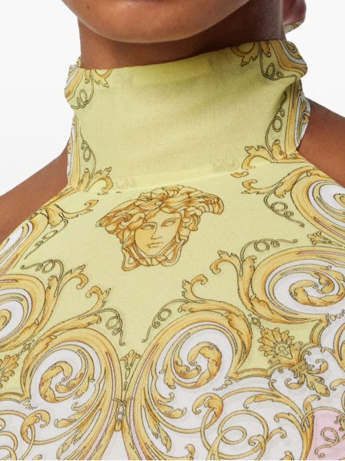 Versace Top Yellow Polyester