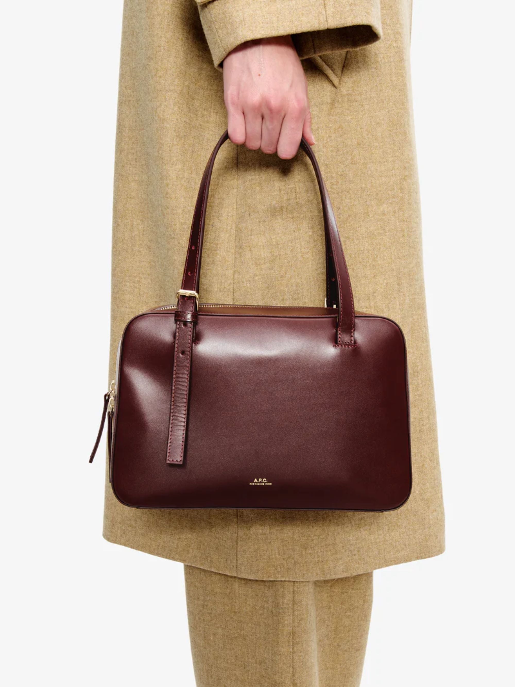 A.P.C. Bags Bordeaux Cow Leather
