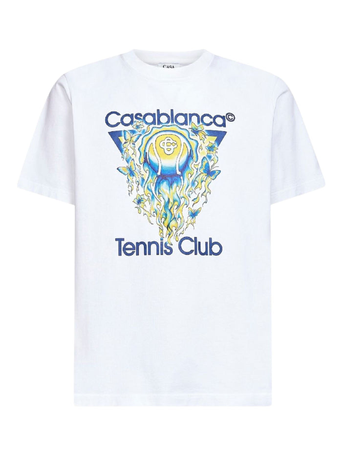 Casablanca T-shirts and Polos White Organic Cotton