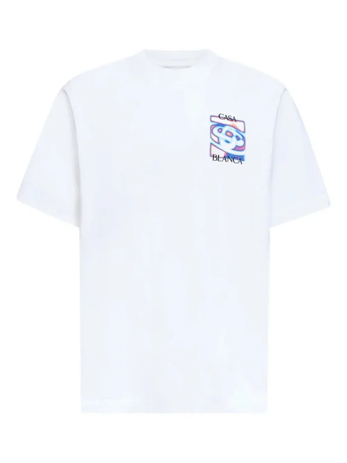 Casablanca T-shirts and Polos White Organic Cotton
