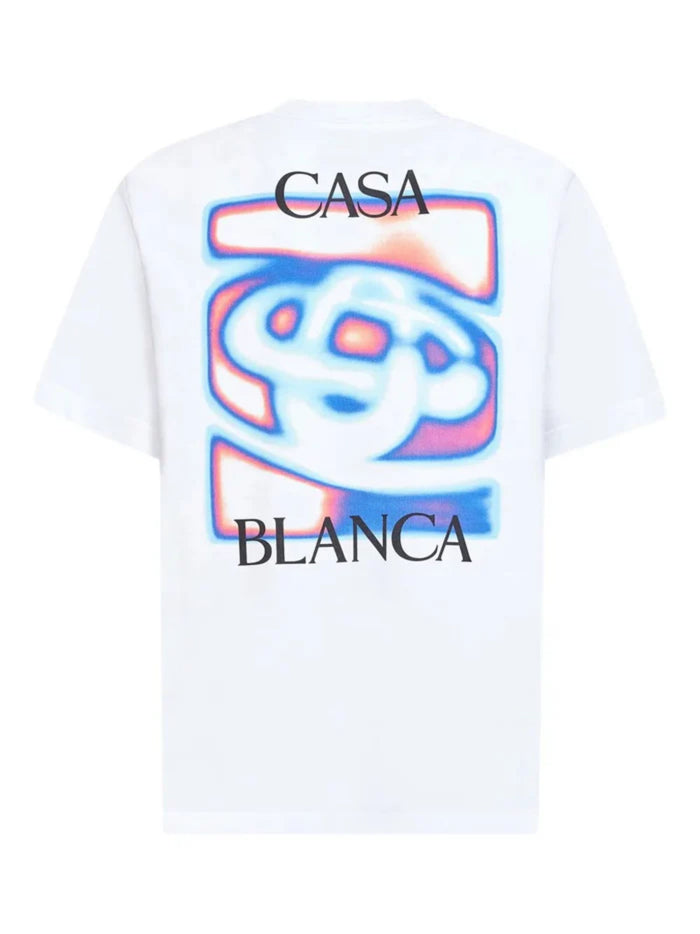Casablanca T-shirts and Polos White Organic Cotton