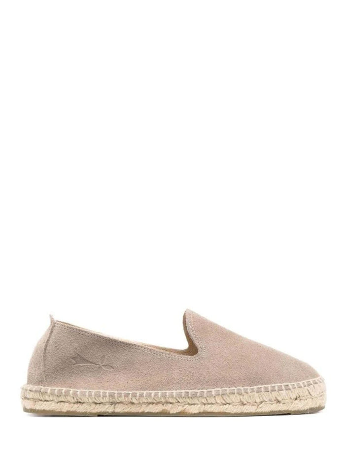 MANEBI Flat shoes Beige Calf Leather