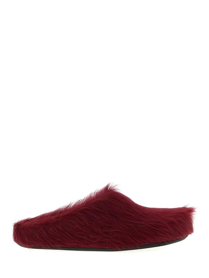 Marni Sandals Bordeaux Calf Leather