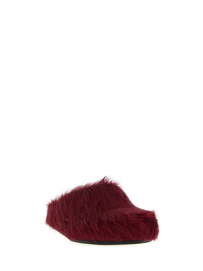 Marni Sandals Bordeaux Calf Leather