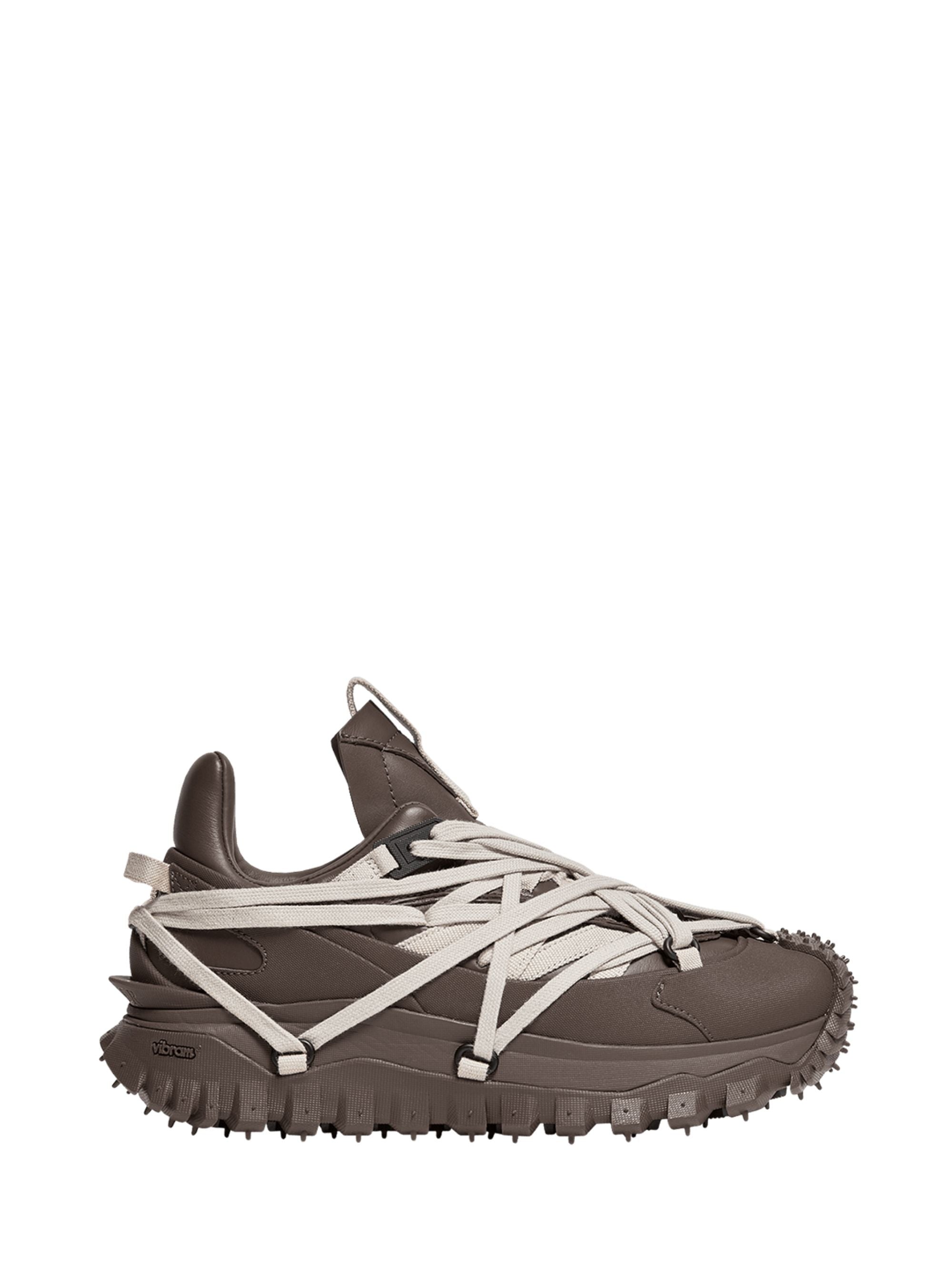 Moncler X Rick Owens Sneakers Brown Cow Leather