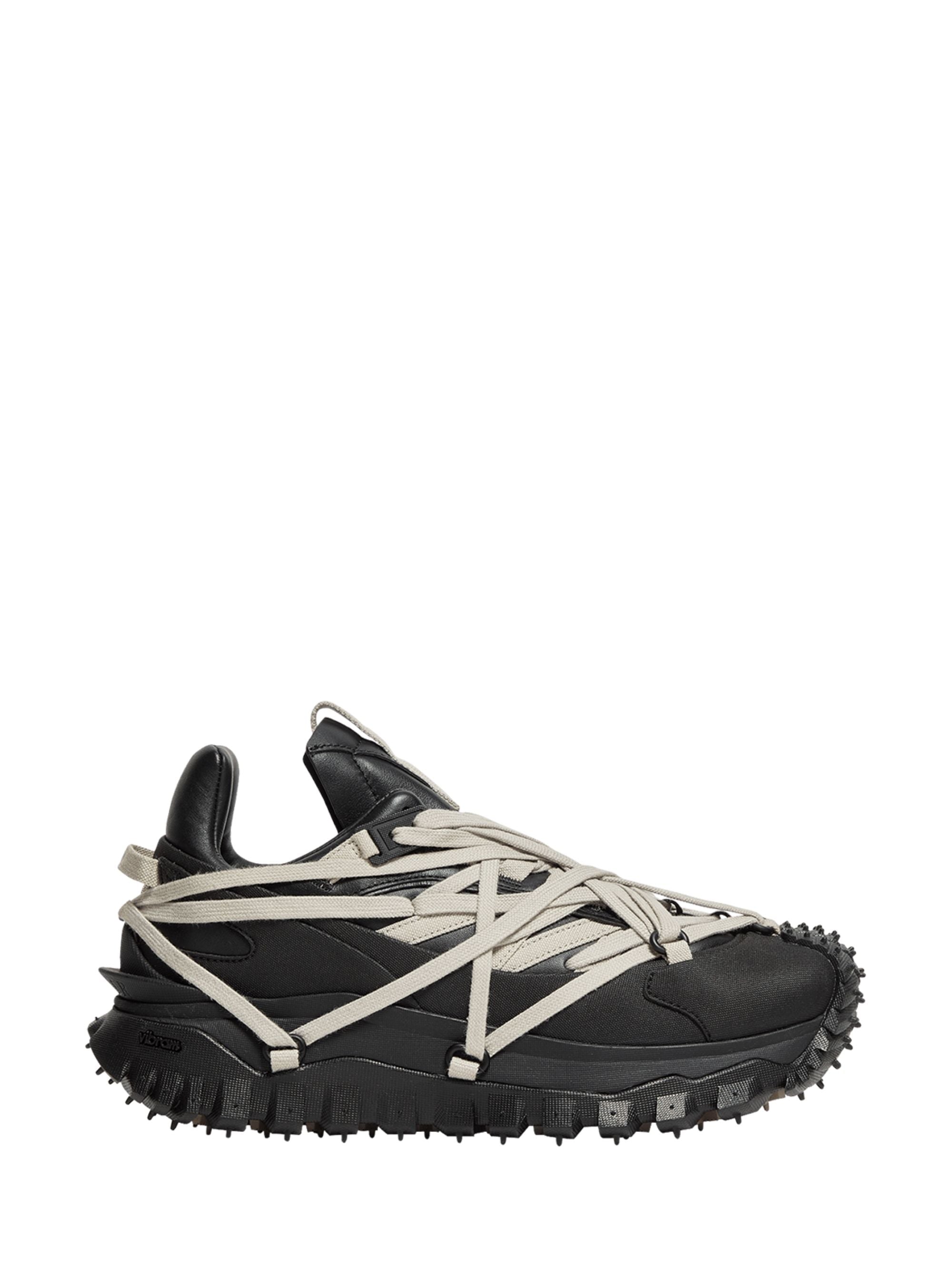 Moncler X Rick Owens Sneakers Black Cow Leather