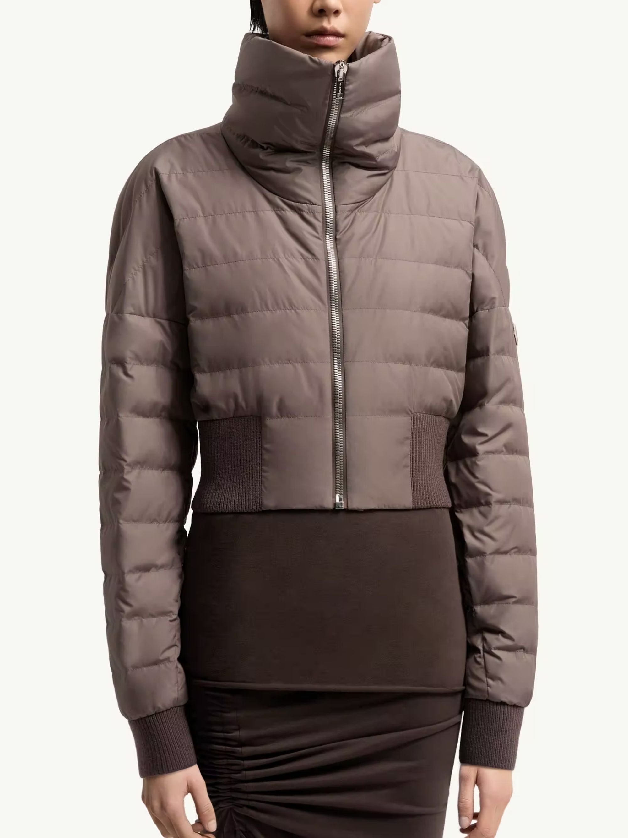 MONCLER X RICK OWENS Coats Brown Polyester