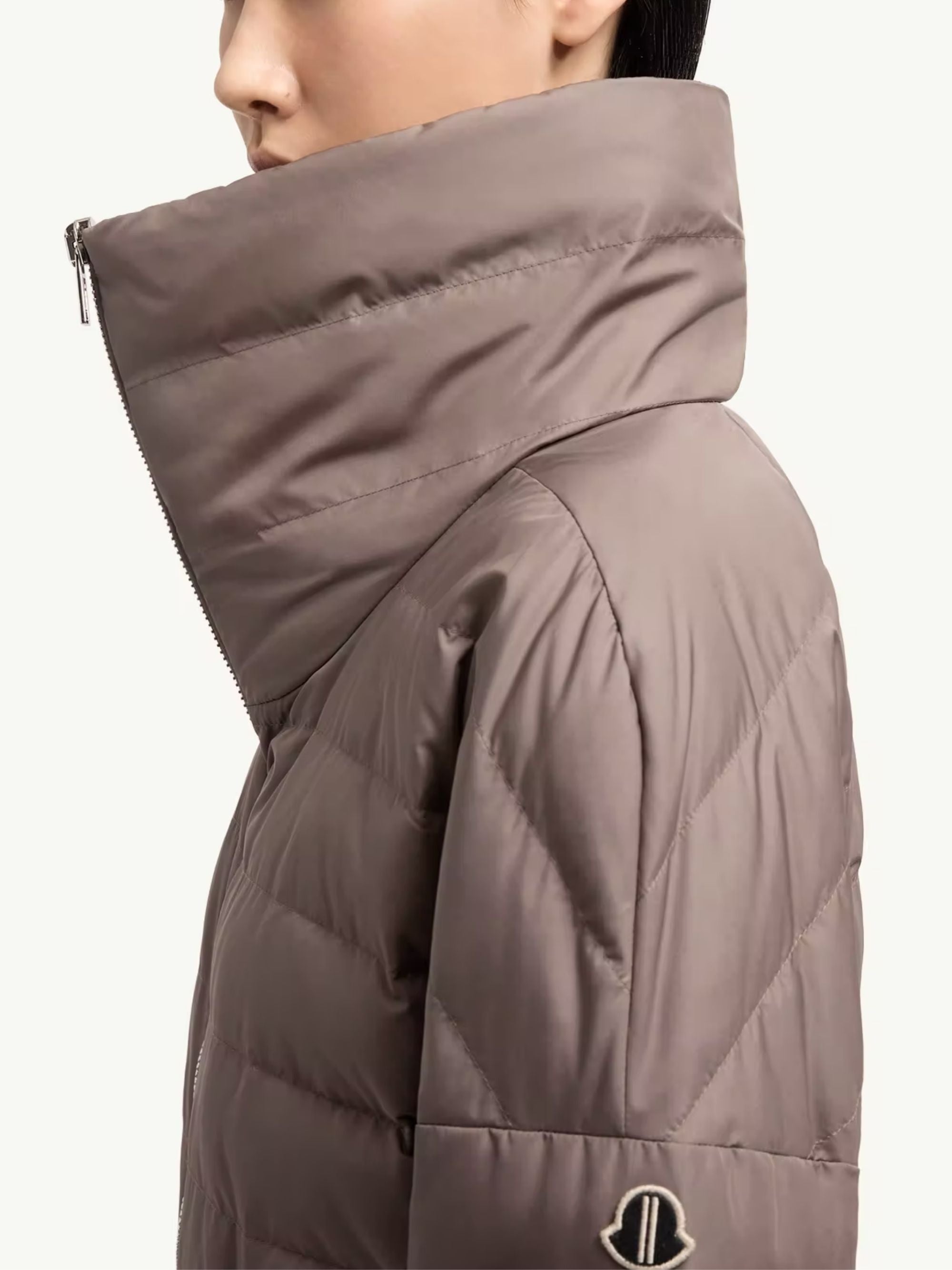 MONCLER X RICK OWENS Coats Brown Polyester