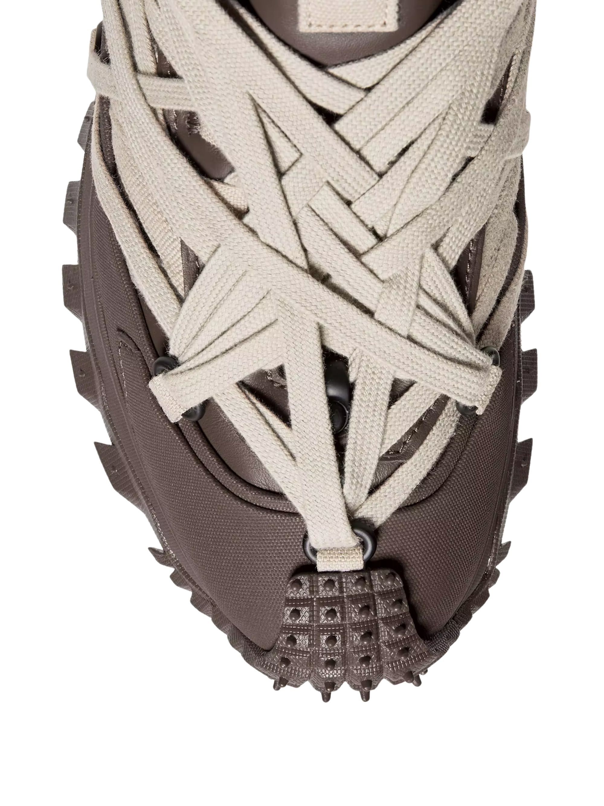 Moncler X Rick Owens Sneakers Brown Cow Leather