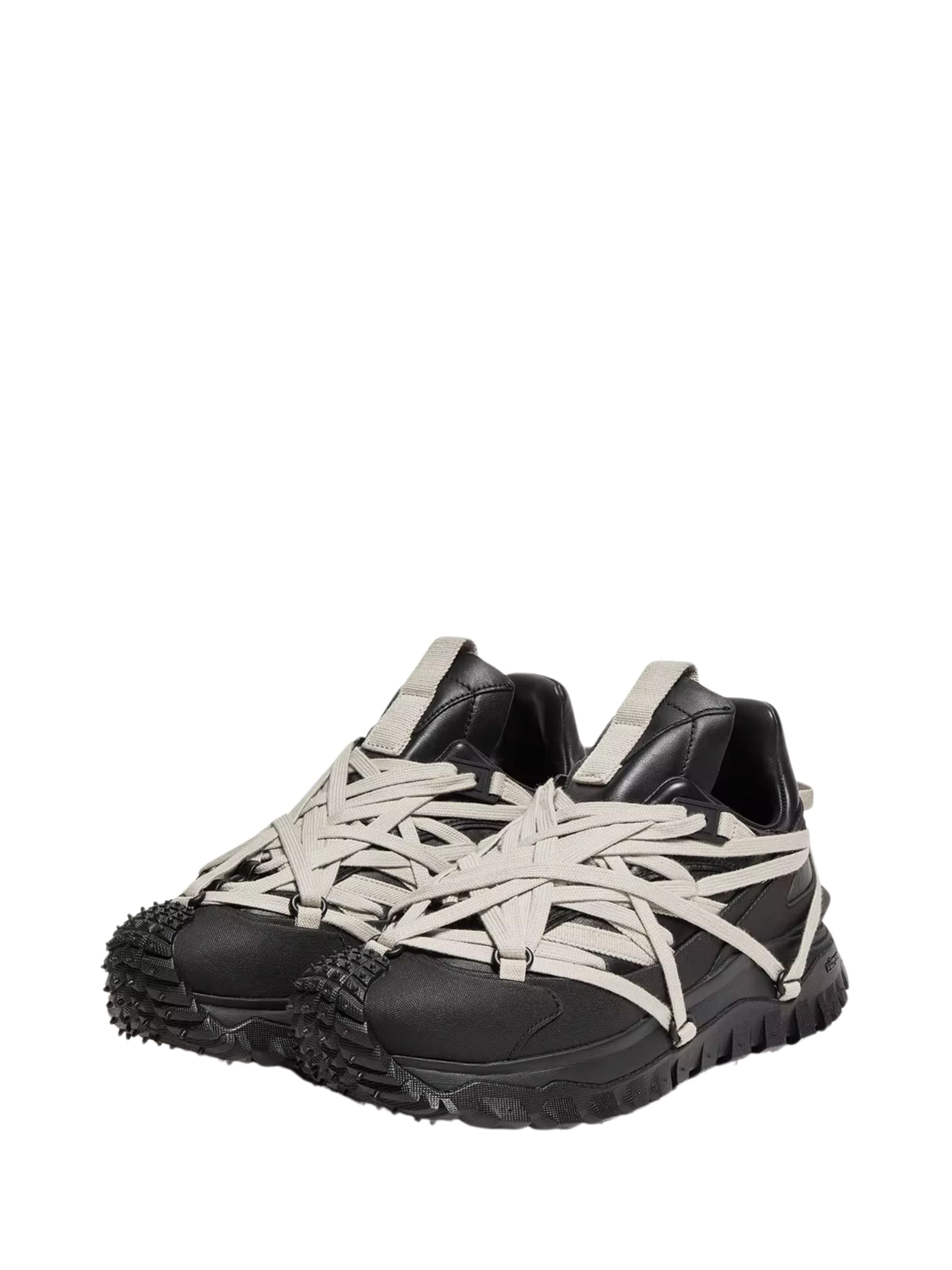 Moncler X Rick Owens Sneakers Black Cow Leather
