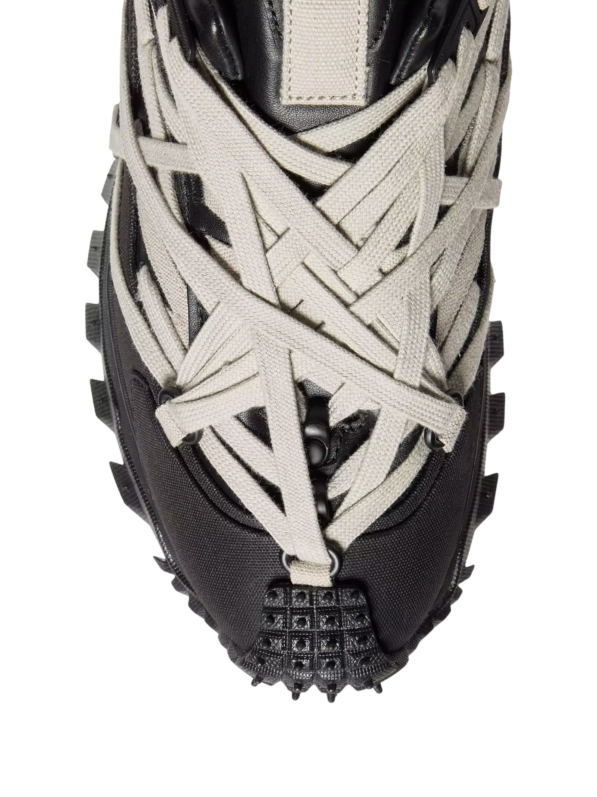 Moncler X Rick Owens Sneakers Black Cow Leather