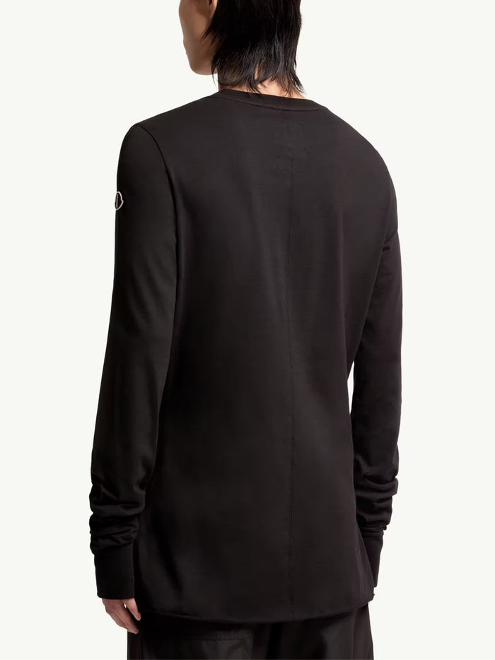 MONCLER X RICK OWENS T-shirts and Polos Black Cotton