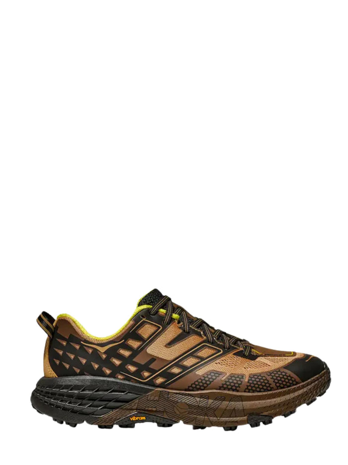 HOKA Sneakers Brown Textile Synthetic