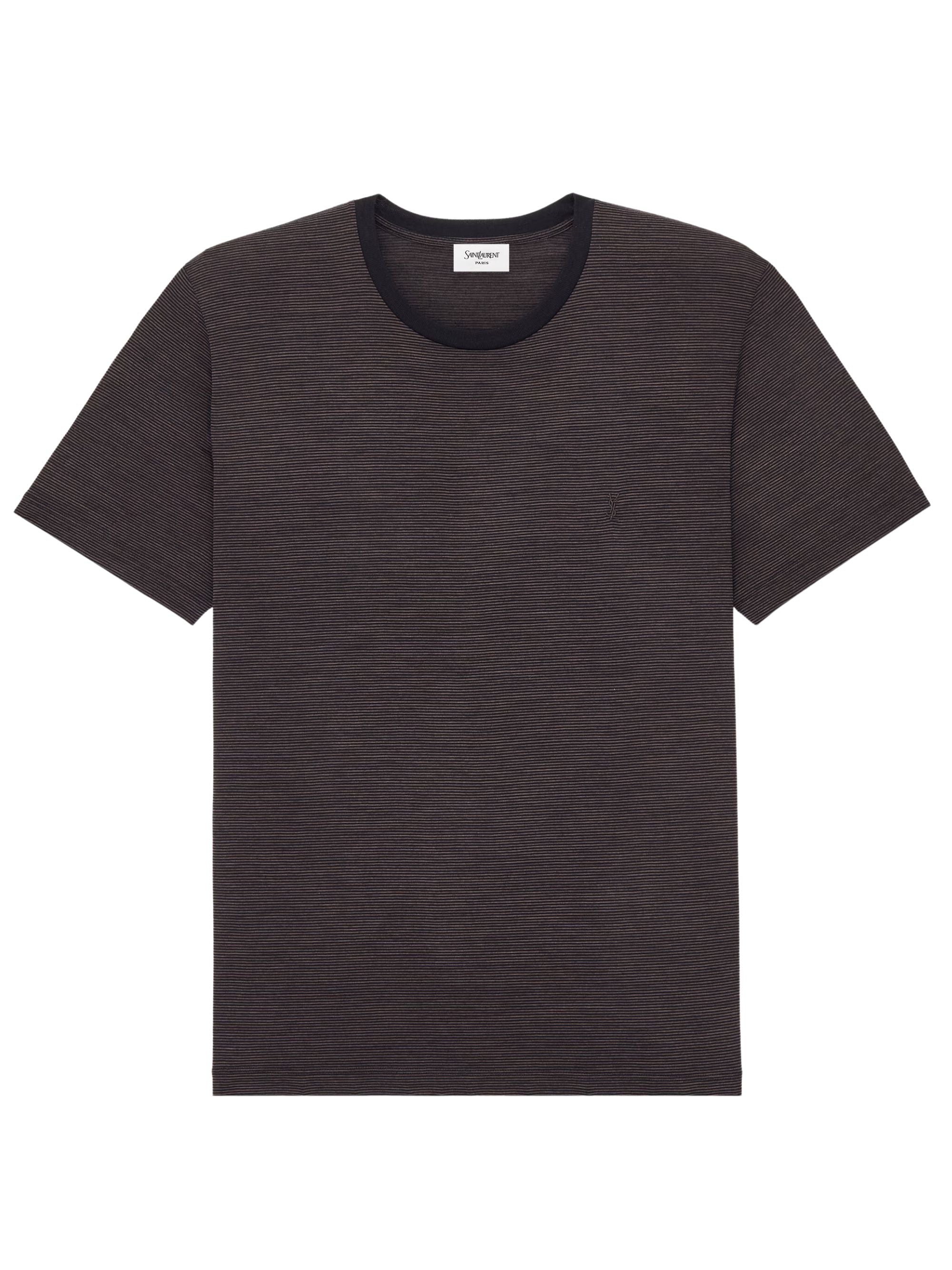 Saint Laurent T-shirts and Polos Black Wool