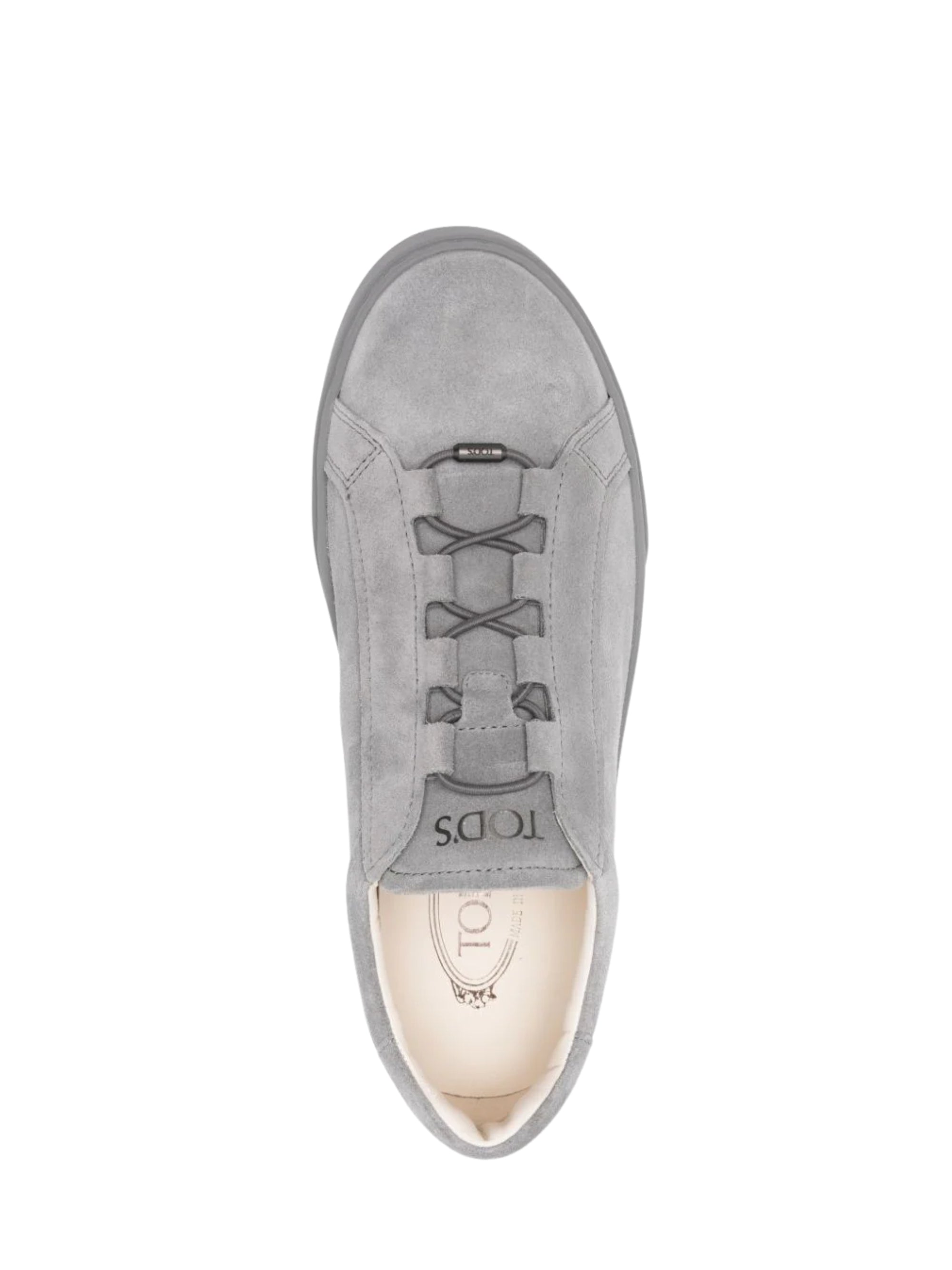 Tods Sneakers Grey Calfskin