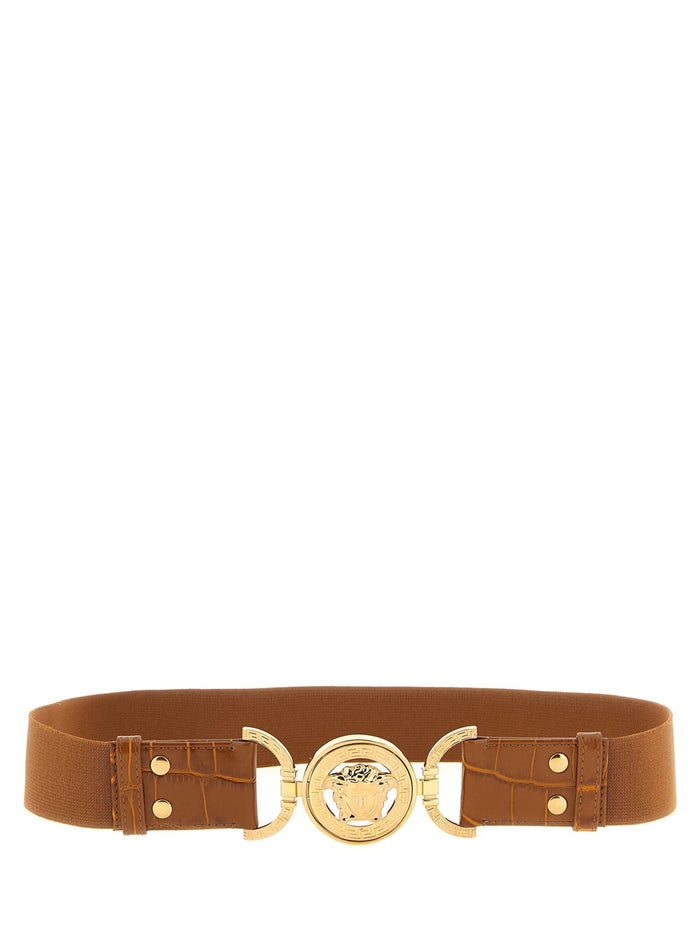 Versace Belts Brown Calf Leather