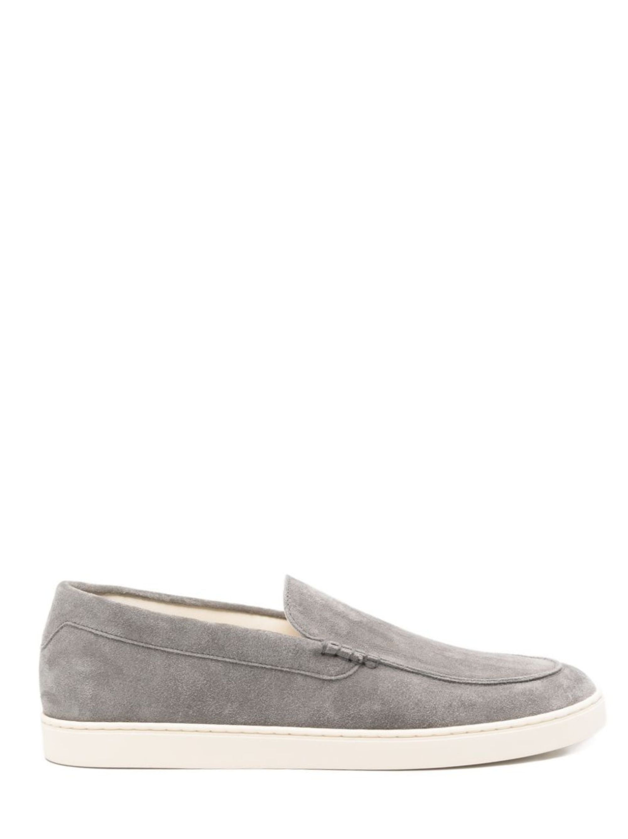 Brunello Cucinelli Flat shoes Grey Calf Leather