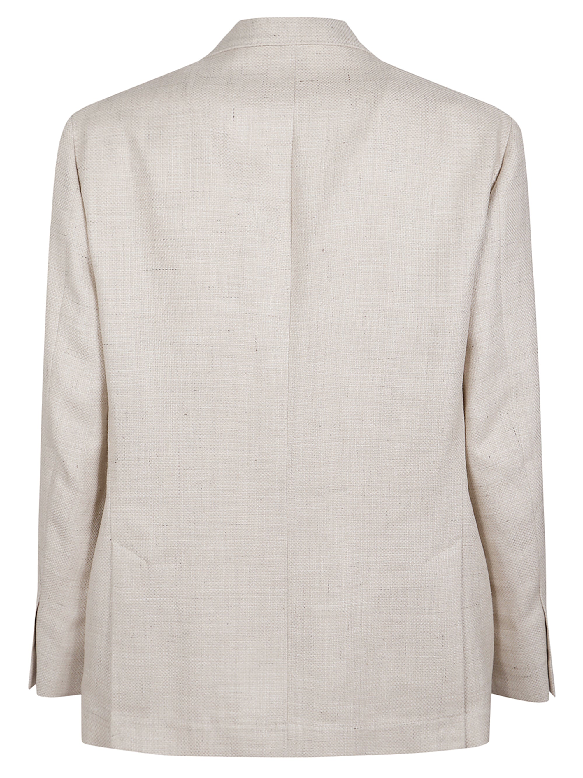 Brunello Cucinelli Jackets Beige Silk Linen Wool