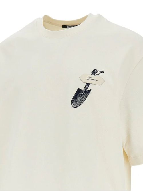 Jacquemus T-Shirts And Polos Beige Cotton