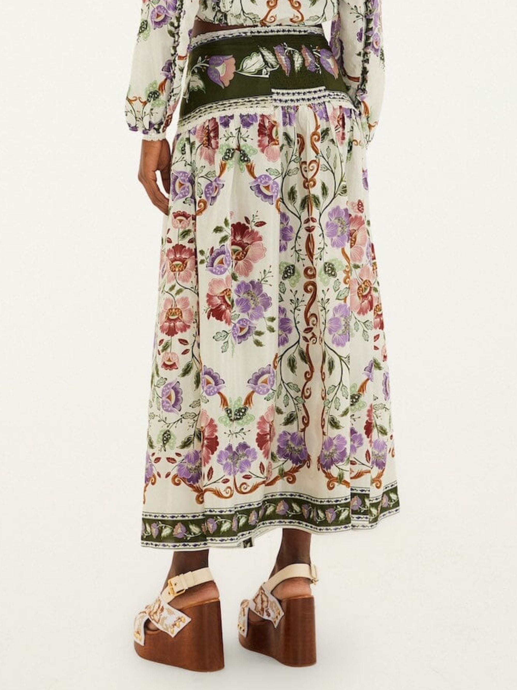 FARM RIO Skirts MultiColour Cotton Viscose