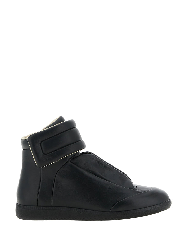 Maison Margiela Sneakers Black Calf Leather