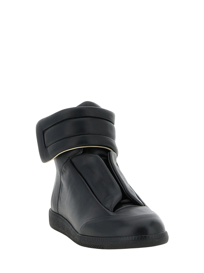 Maison Margiela Sneakers Black Calf Leather