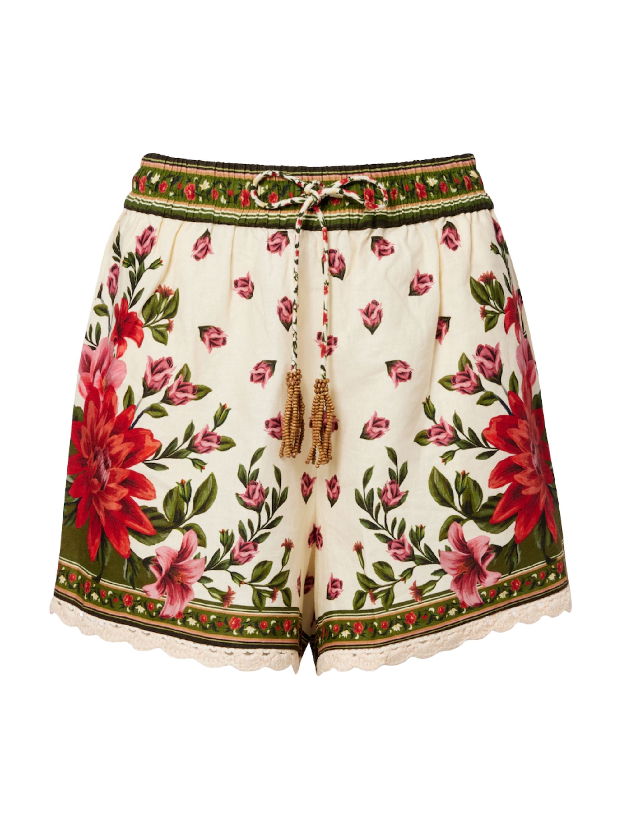 FARM RIO Shorts MultiColour Linen Viscose
