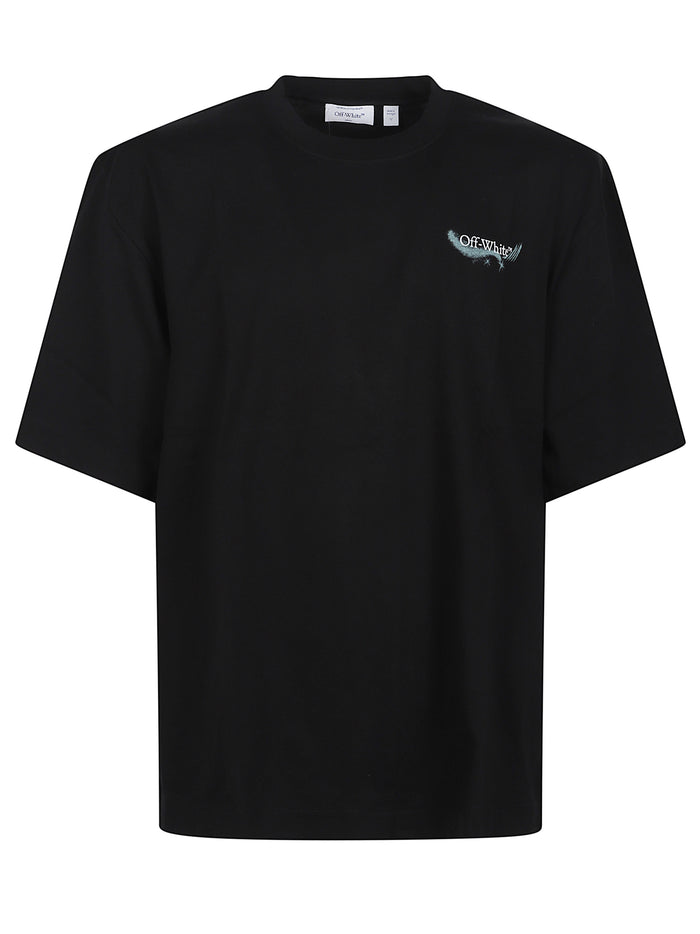 Off White T-shirts and Polos Black Cotton