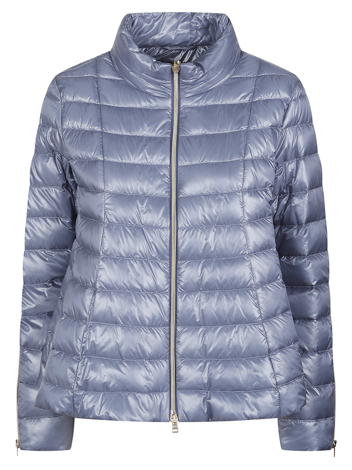 Herno Coats Clear Blue Polyamide